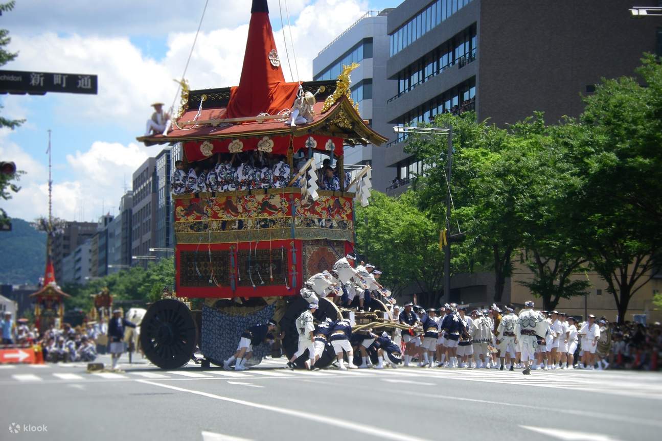 The Gion Festival spans the entire month of July
