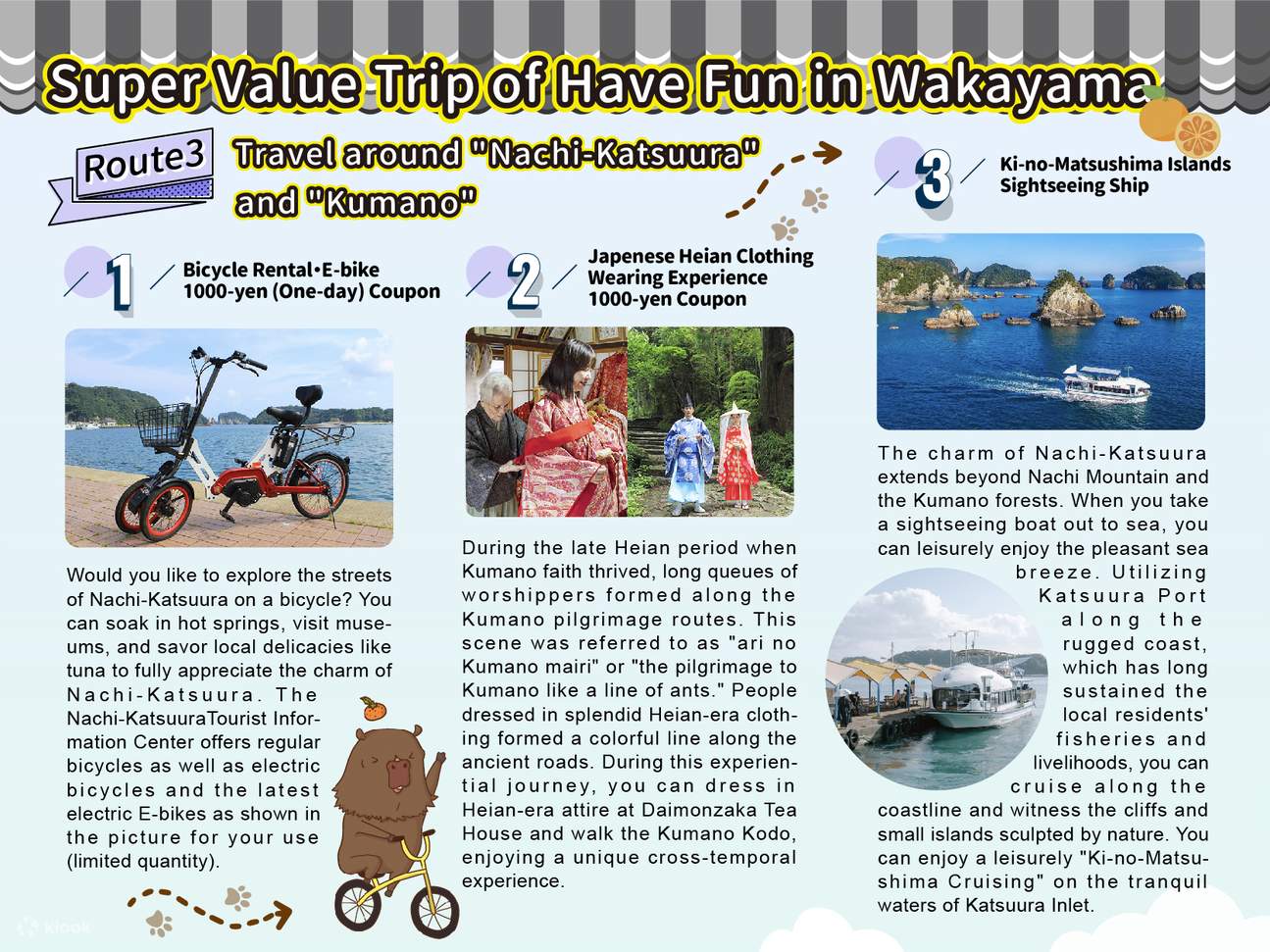 Have Fun in WAKAYAMA Pass (1 Week Free Pass)